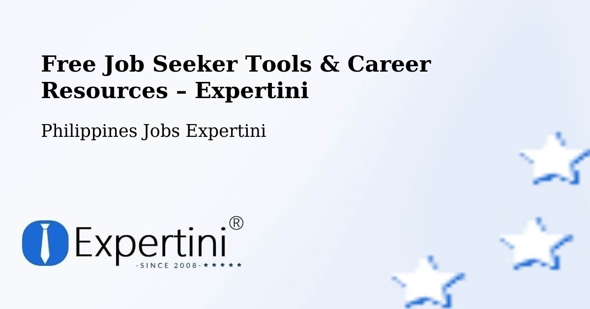Free Job Seeker Tools & Career Resources – Murcia - Murcia, Philippines Jobs Expertini