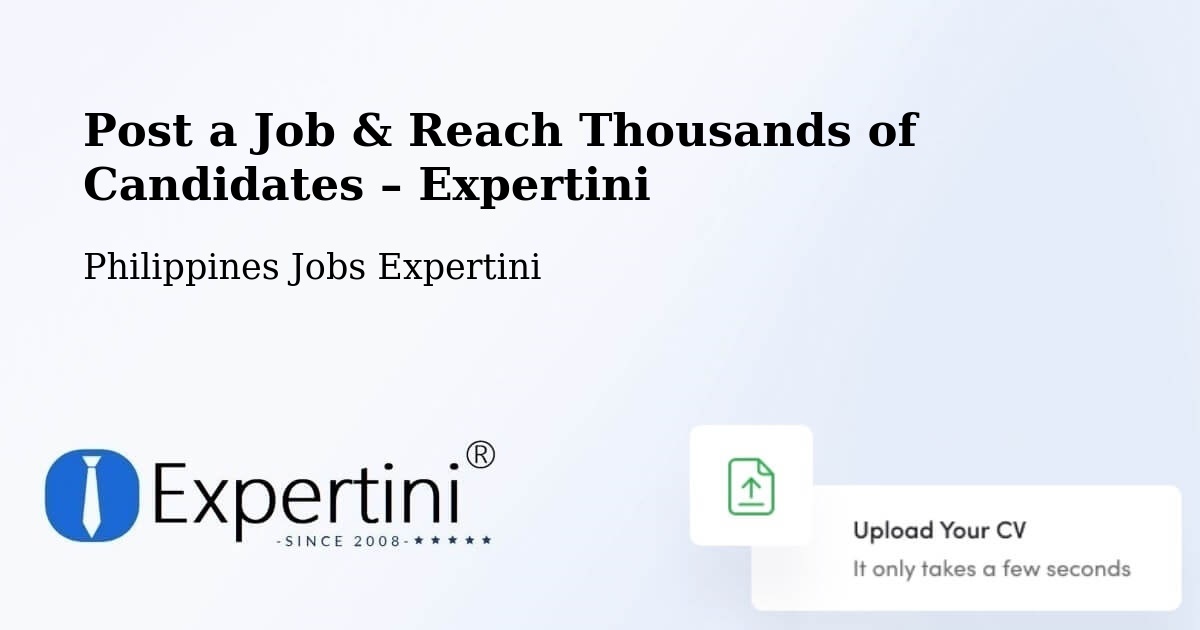 Post a Job in Murcia – Hire the Right Talent - Murcia, Philippines Jobs Expertini