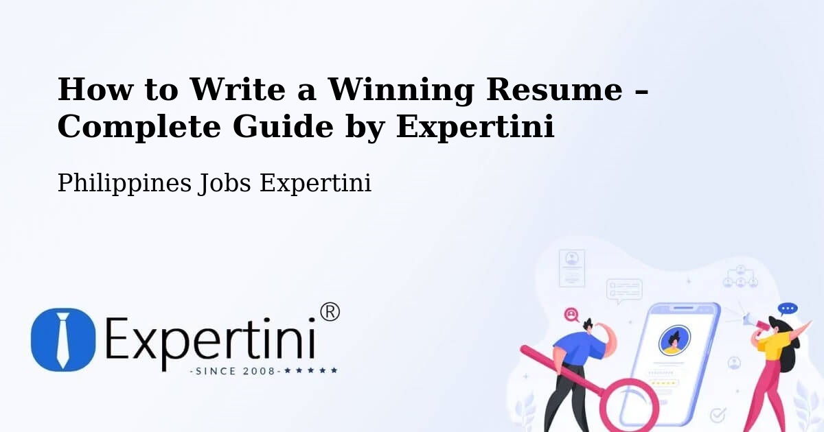 Resume Writing Guide for Job Seekers – Murcia - Murcia, Philippines Jobs Expertini
