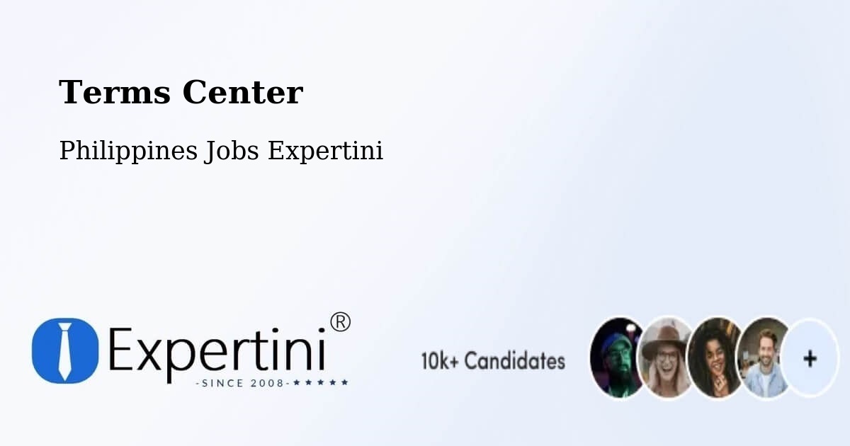 Terms of Service – Murcia - Philippines Jobs Expertini